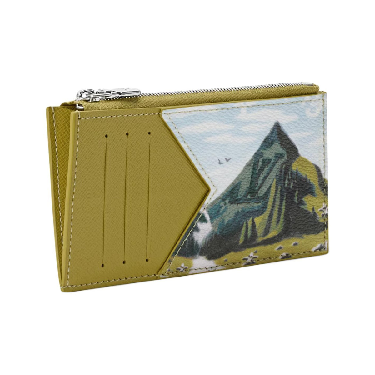 LOUIS VUITTON Monogram Highland Mountain Print Canvas Card Holder - Green - M29708