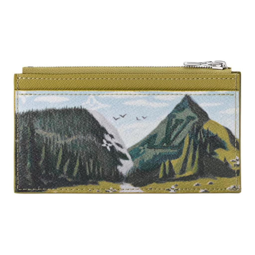 LOUIS VUITTON Monogram Highland Mountain Print Canvas Card Holder - Green - M29708