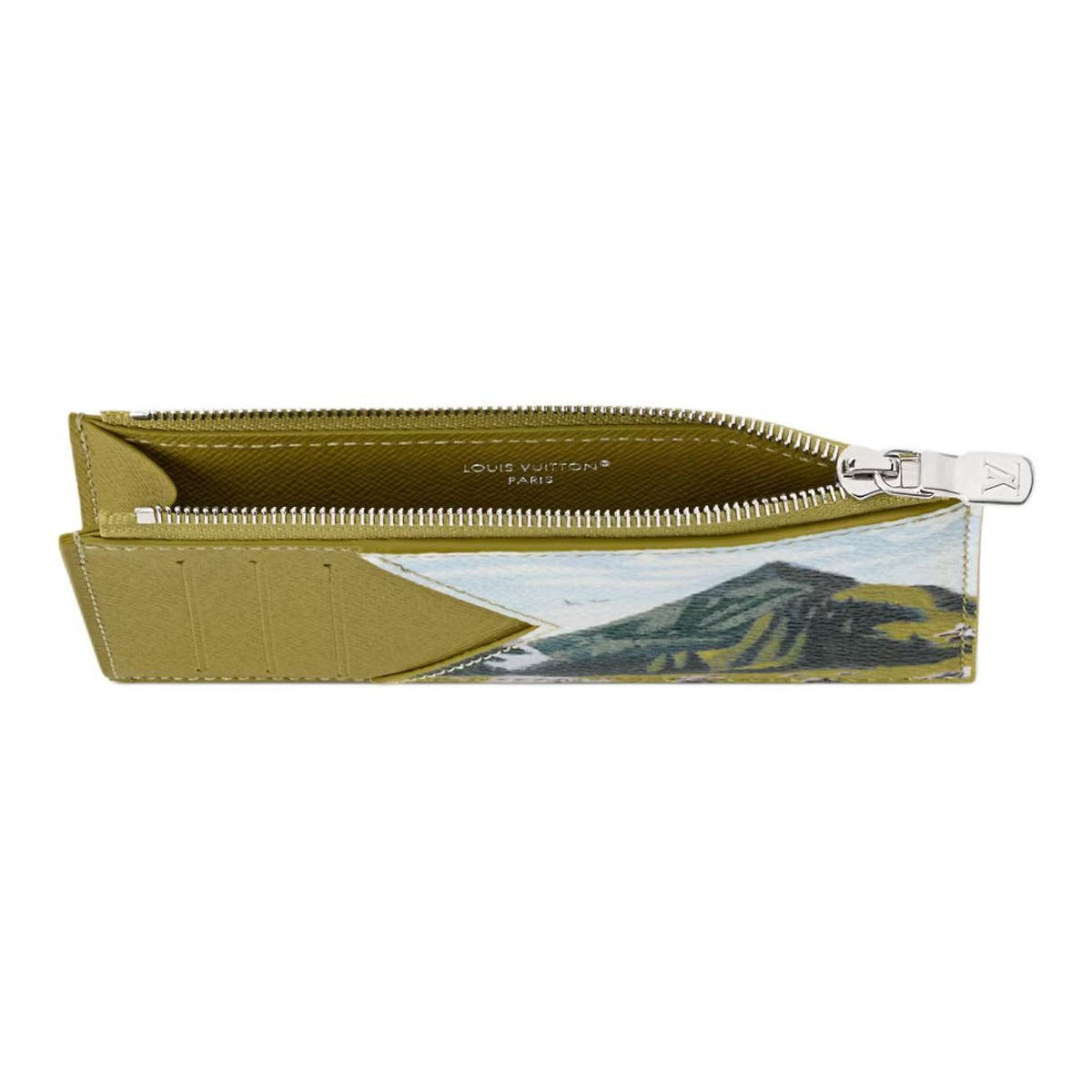 LOUIS VUITTON Monogram Highland Mountain Print Canvas Card Holder - Green - M29708