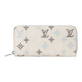 LOUIS VUITTON Zippy Monogram Shadow Calfskin Zip Wallet - Off-White - M29133