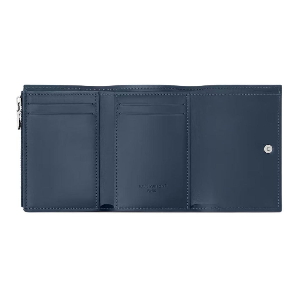 LOUIS VUITTON Victor Monogram Shadow Calfskin Wallet - Navy Blue - M29130
