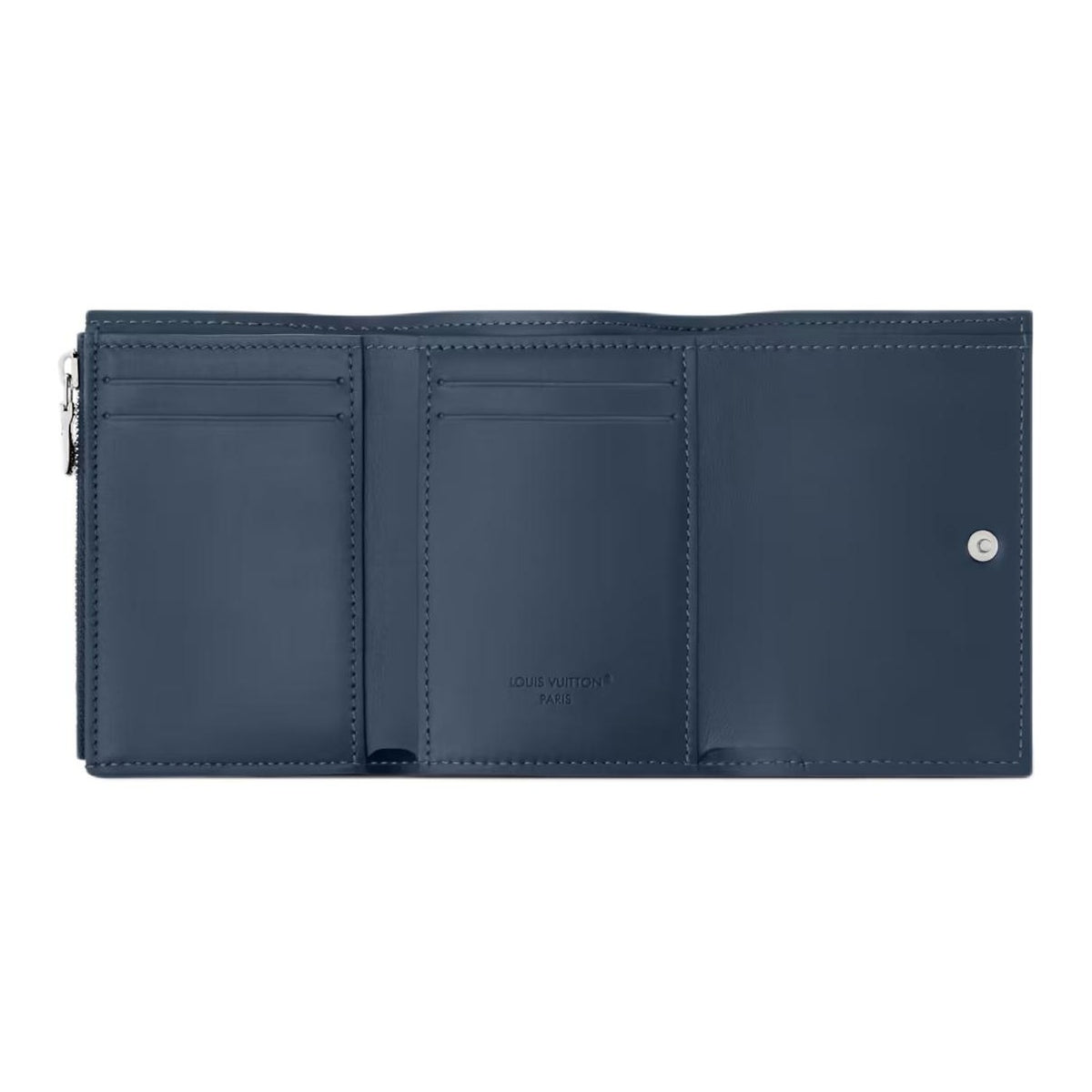 LOUIS VUITTON Victor Monogram Shadow Calfskin Wallet - Navy Blue - M29130