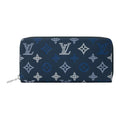 LOUIS VUITTON Zippy Monogram Shadow Calfskin Wallet - Navy Blue - M28777