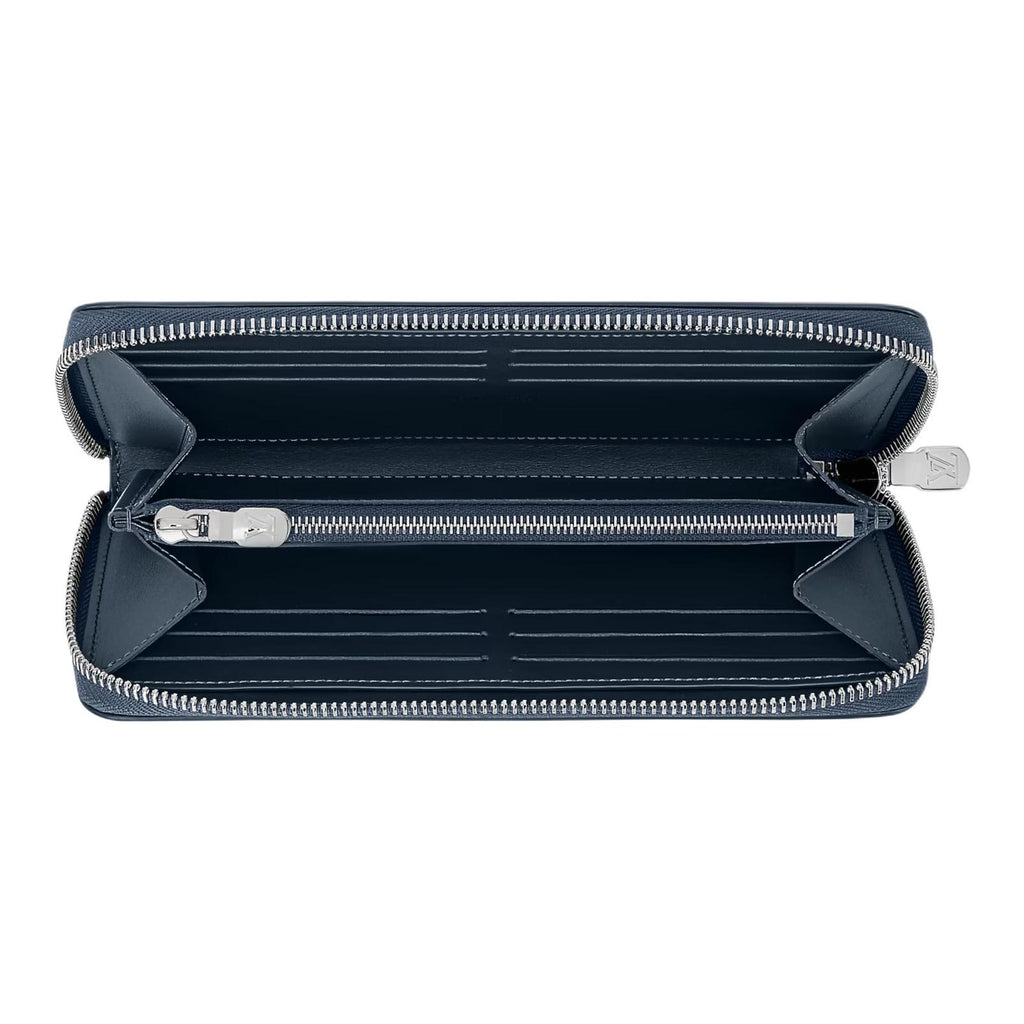 LOUIS VUITTON Zippy Monogram Shadow Calfskin Wallet - Navy Blue - M28777