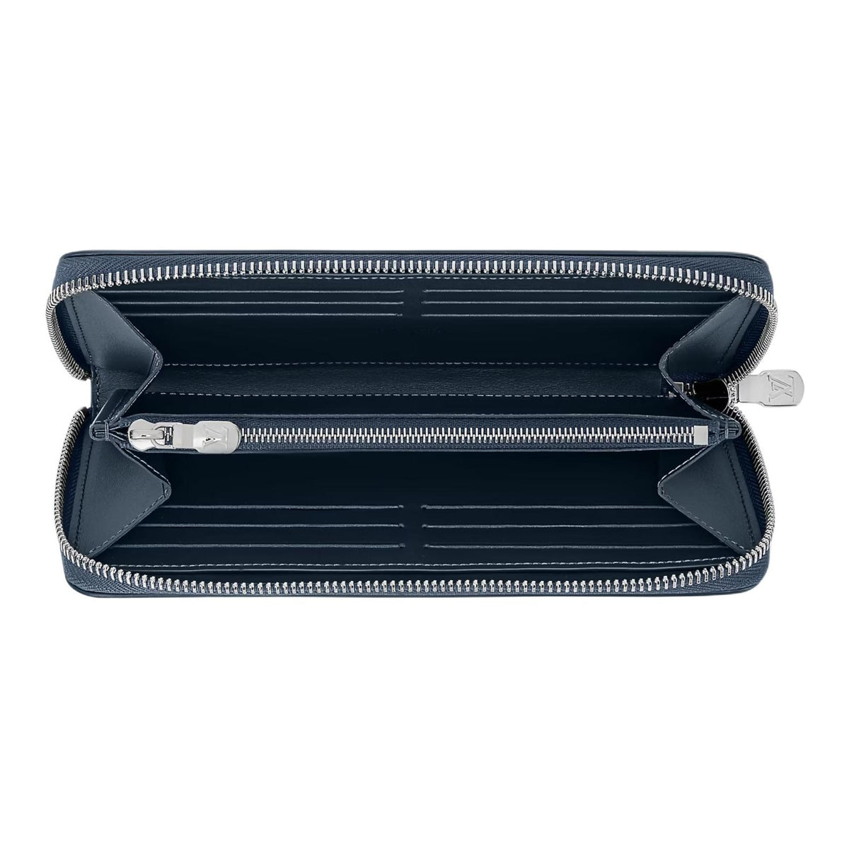 LOUIS VUITTON Zippy Monogram Shadow Calfskin Wallet - Navy Blue - M28777