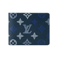 LOUIS VUITTON Multiple Monogram Shadow Cowhide Wallet - Dark Blue - M29137