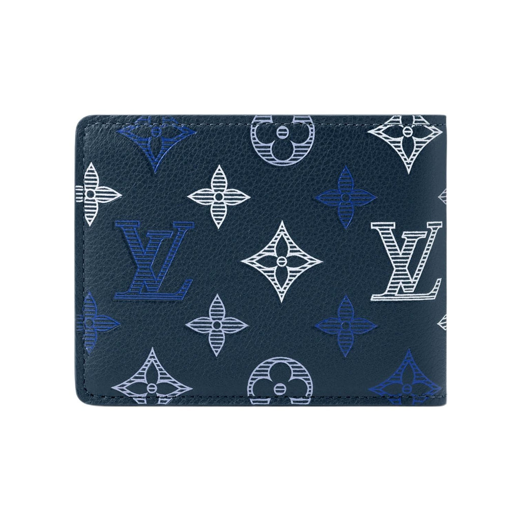 LOUIS VUITTON Multiple Monogram Shadow Cowhide Wallet - Dark Blue - M29137