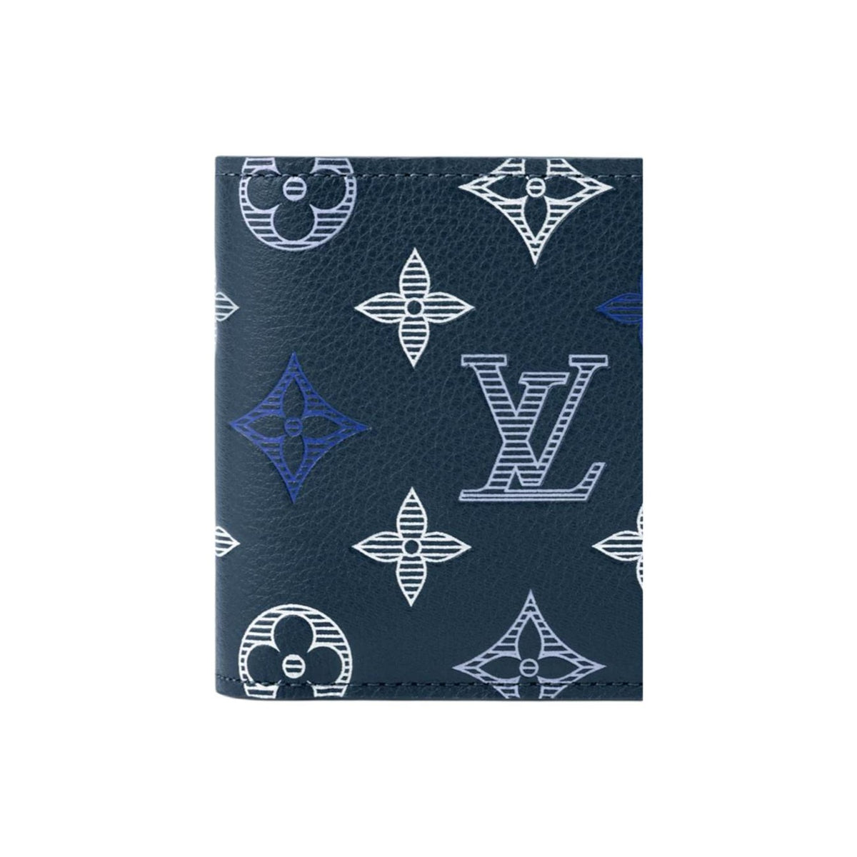 LOUIS VUITTON Multiple Monogram Shadow Cowhide Wallet - Dark Blue - M29137