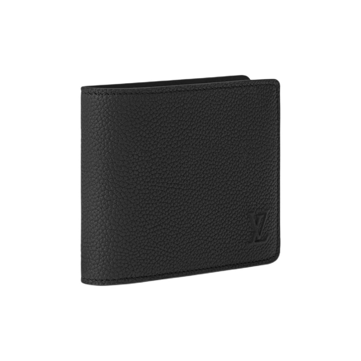 LOUIS VUITTON Multiple Classic Logo Calfskin Wallet - Black - M25945