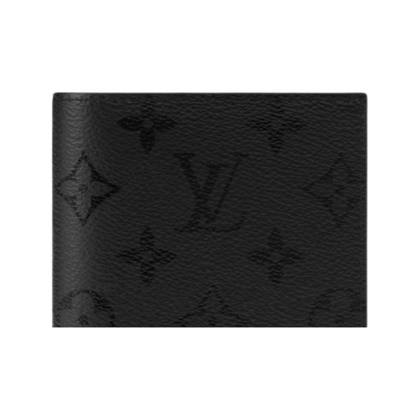 LOUIS VUITTON Monogram Midnight Canvas and Faux Leather Passport Holder - Black - M26774