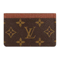 LOUIS VUITTON Classic Monogram Canvas Card Holder - Brown - M61733