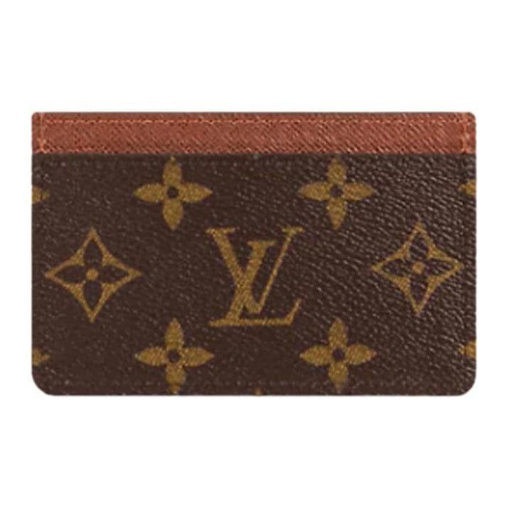 LOUIS VUITTON Classic Monogram Canvas Card Holder - Brown - M61733
