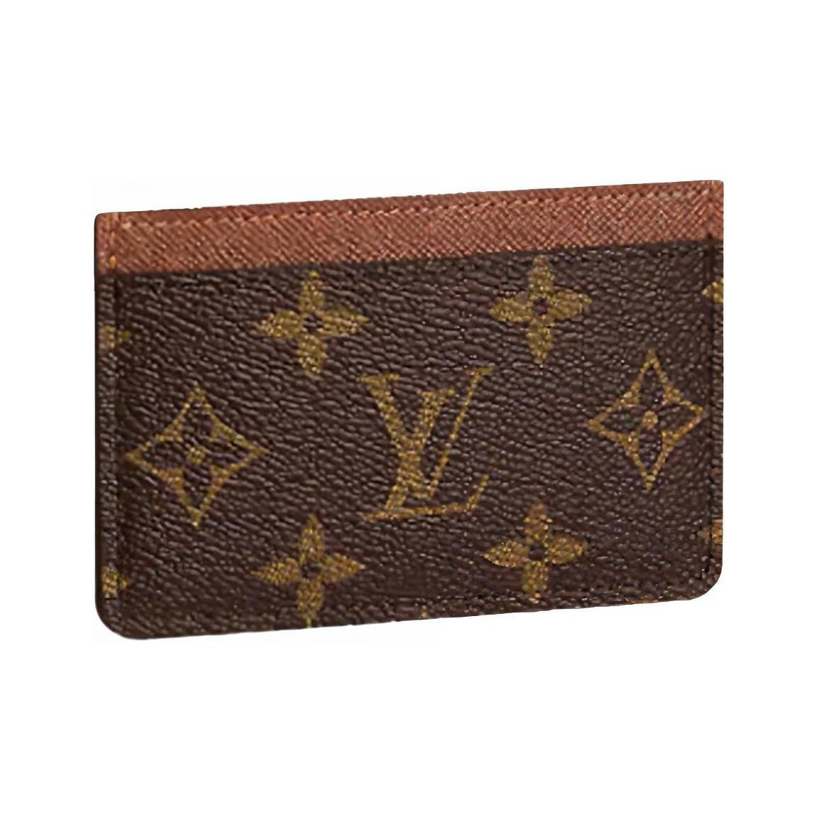 LOUIS VUITTON Classic Monogram Canvas Card Holder - Brown - M61733