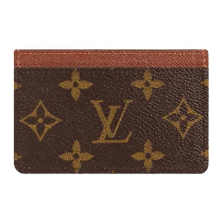 LOUIS VUITTON Classic Monogram Canvas Card Holder - Brown - M61733