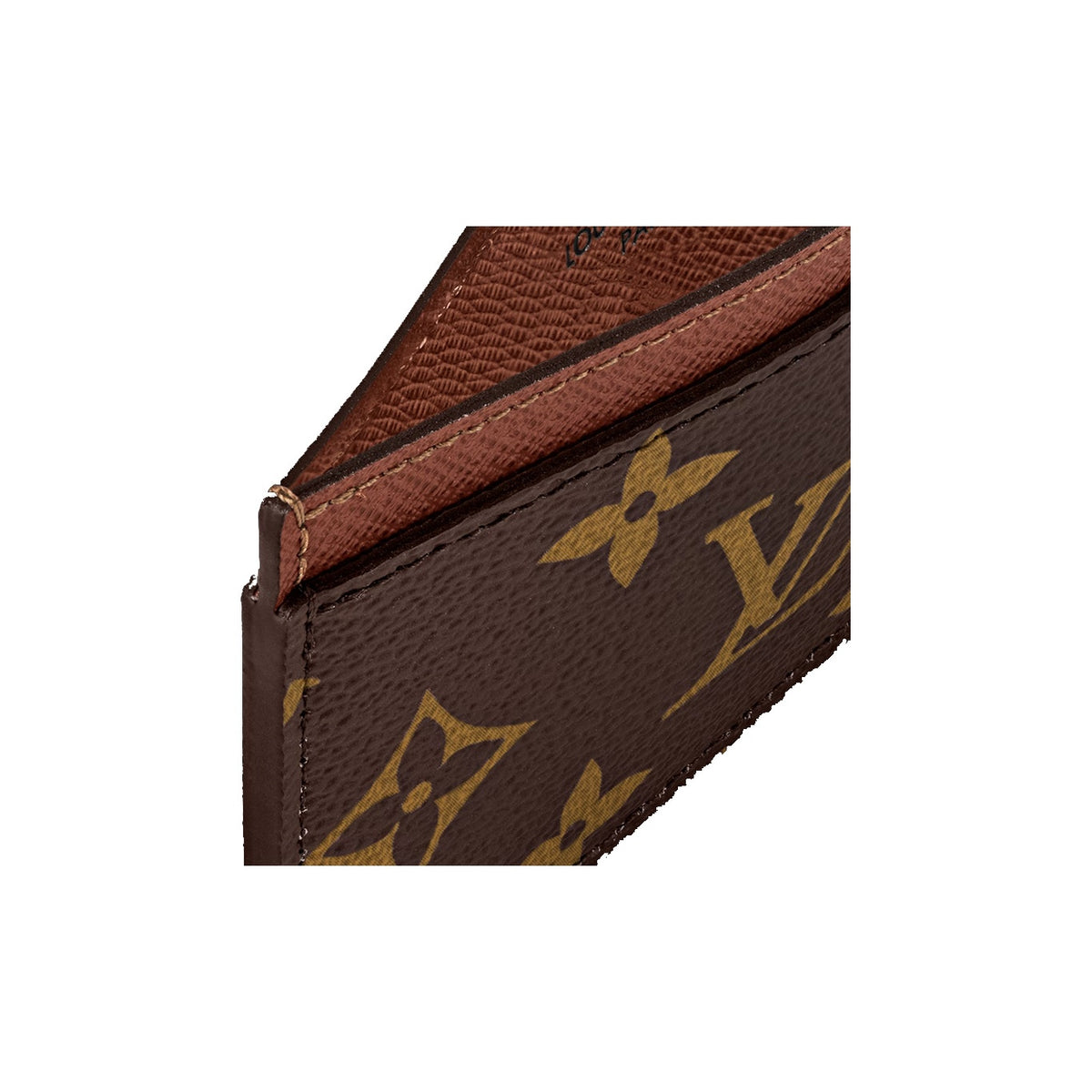 LOUIS VUITTON Classic Monogram Canvas Card Holder - Brown - M61733