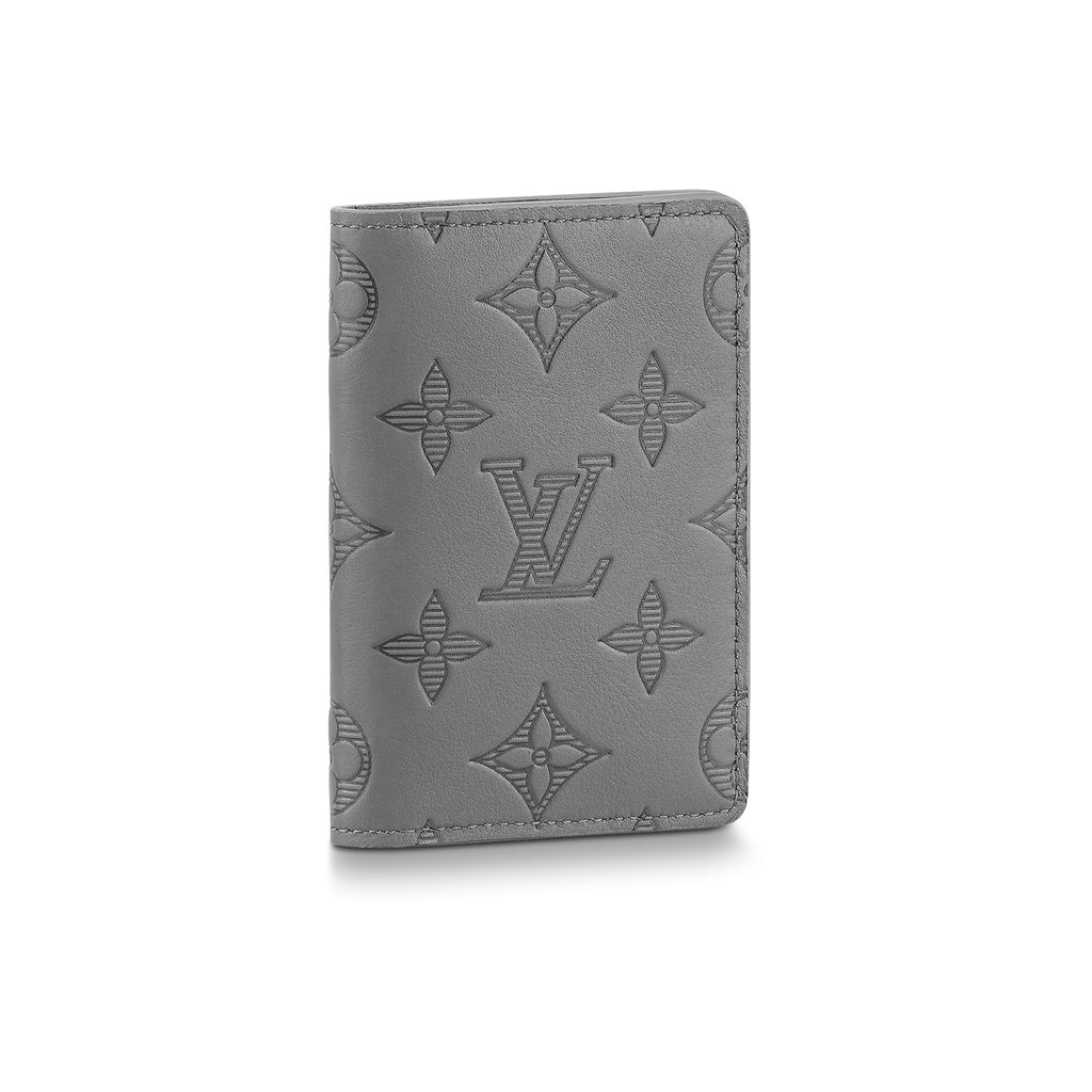 LOUIS VUITTON All-Over Monogram Cowhide Leather Wallet - Grey - M81382