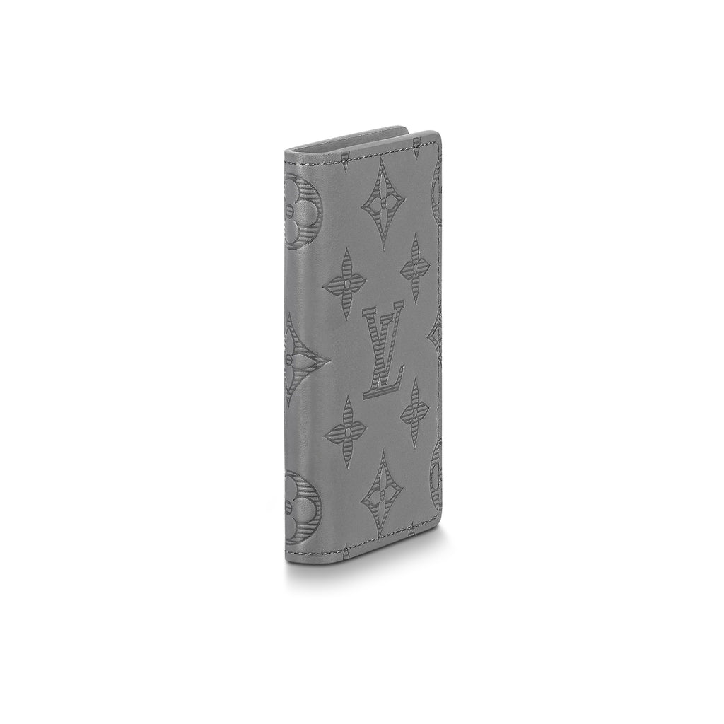 LOUIS VUITTON All-Over Monogram Cowhide Leather Wallet - Grey - M81382