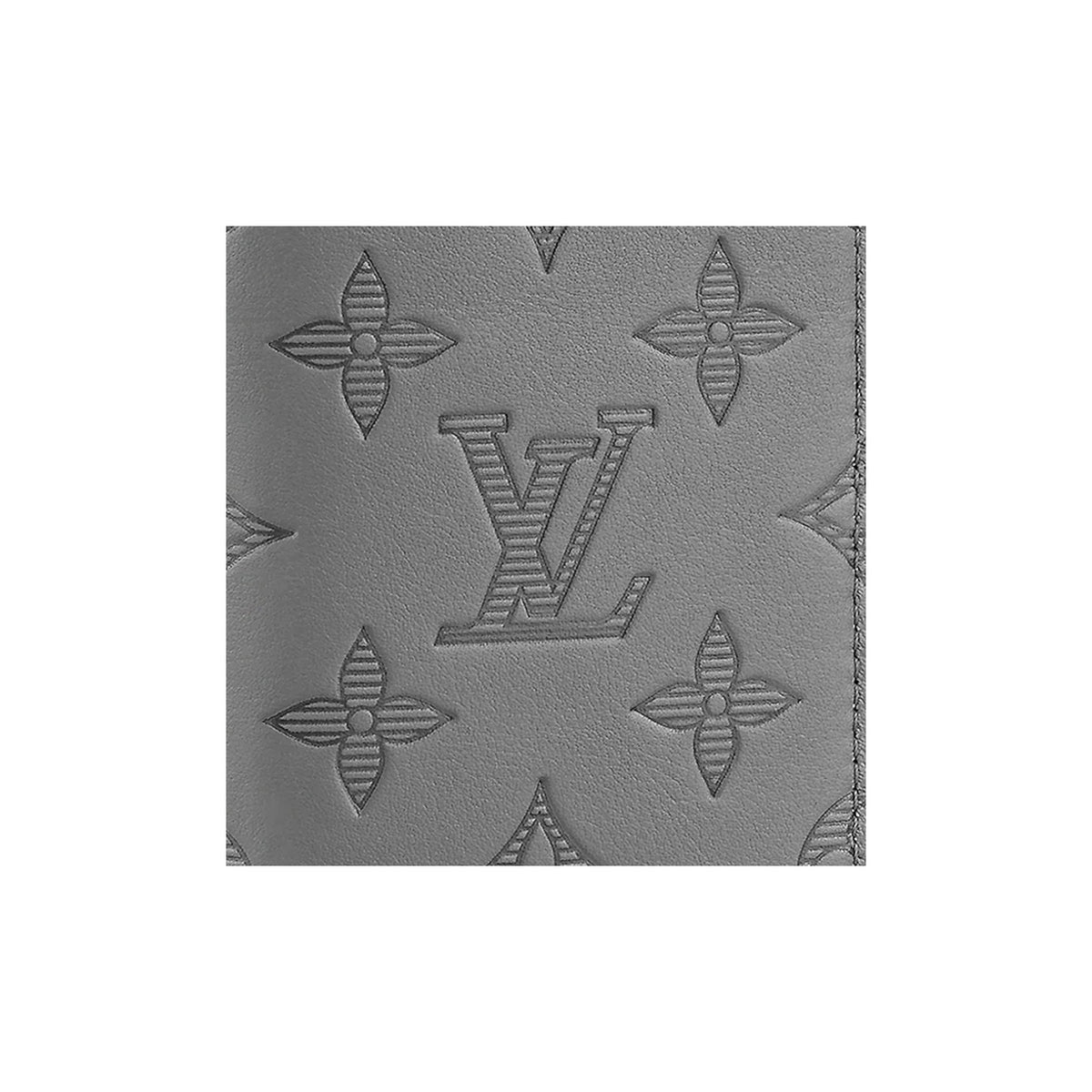 LOUIS VUITTON All-Over Monogram Cowhide Leather Wallet - Grey - M81382