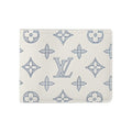 LOUIS VUITTON Multiple Letter Logo Leather Wallet - White - M83380