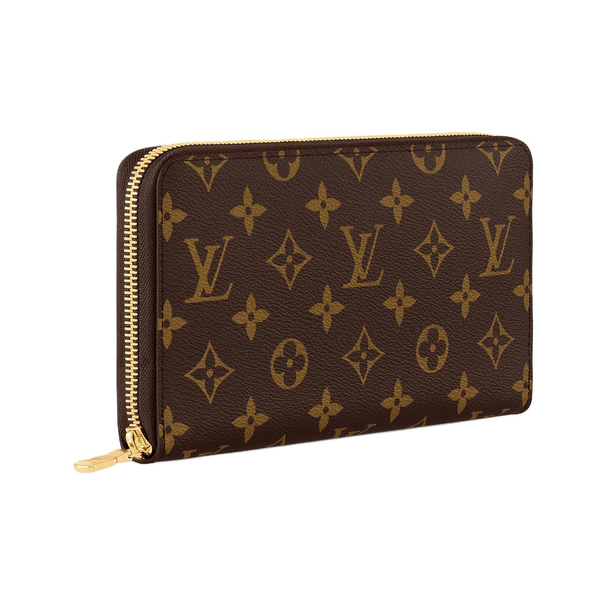 LOUIS VUITTON Zippy Organizer Monogram Coated Canvas Long Wallet - Brown - M62581
