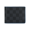 LOUIS VUITTON Damier Graphite Canvas and Cowhide Wallet - Black/Grey - N64033
