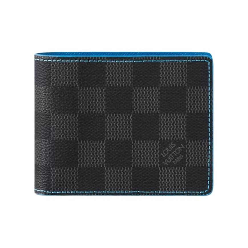 LOUIS VUITTON Damier Graphite Canvas and Cowhide Wallet - Black/Grey - N64033