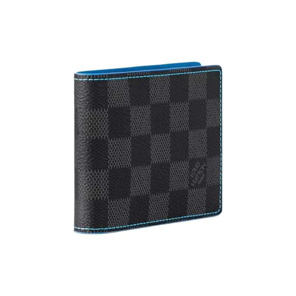 LOUIS VUITTON Damier Graphite Canvas and Cowhide Wallet - Black/Grey - N64033