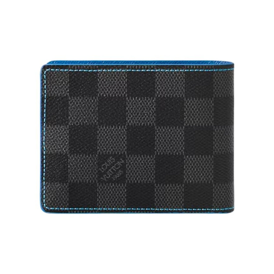 LOUIS VUITTON Damier Graphite Canvas and Cowhide Wallet - Black/Grey - N64033