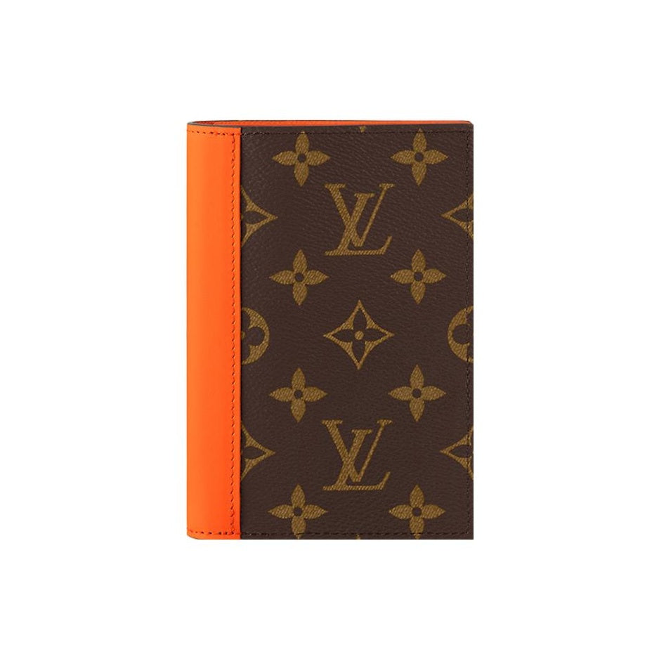 LOUIS VUITTON Colormania Monogram Canvas and Cowhide Passport Holder - Orange - M82863