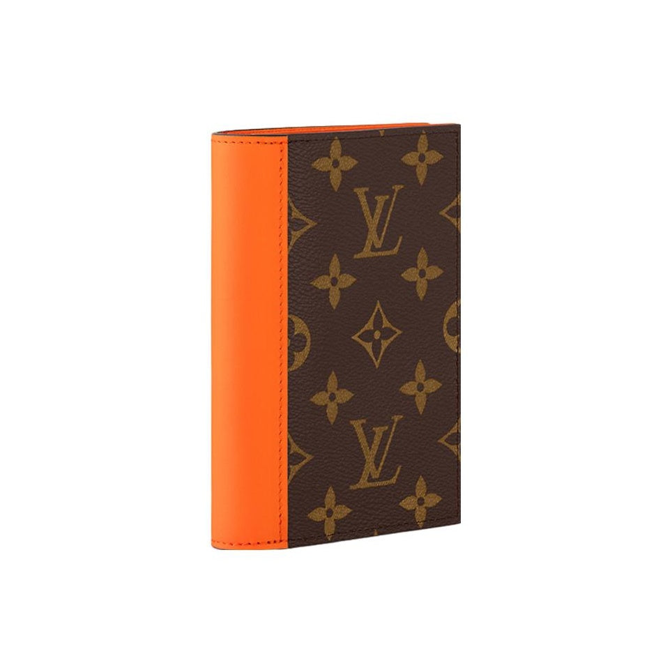 LOUIS VUITTON Colormania Monogram Canvas and Cowhide Passport Holder - Orange - M82863