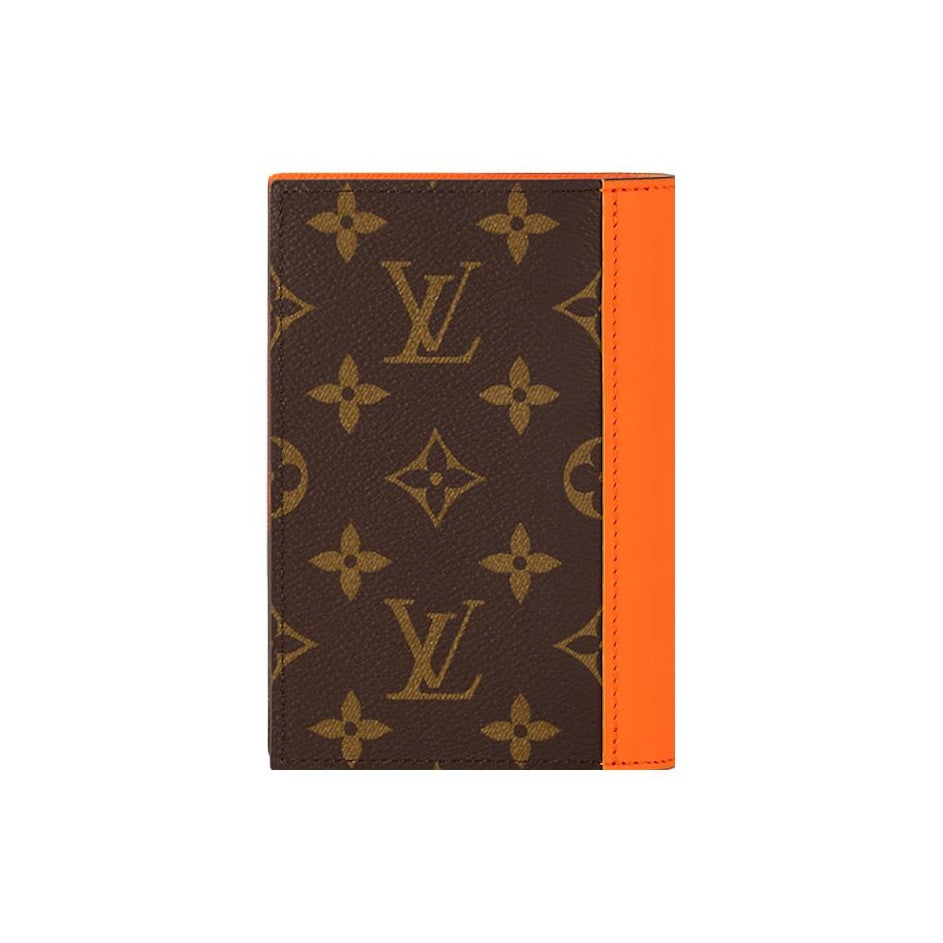 LOUIS VUITTON Colormania Monogram Canvas and Cowhide Passport Holder - Orange - M82863