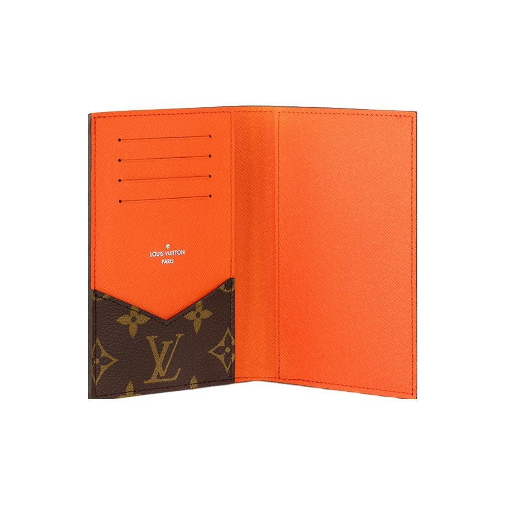 LOUIS VUITTON Colormania Monogram Canvas and Cowhide Passport Holder - Orange - M82863