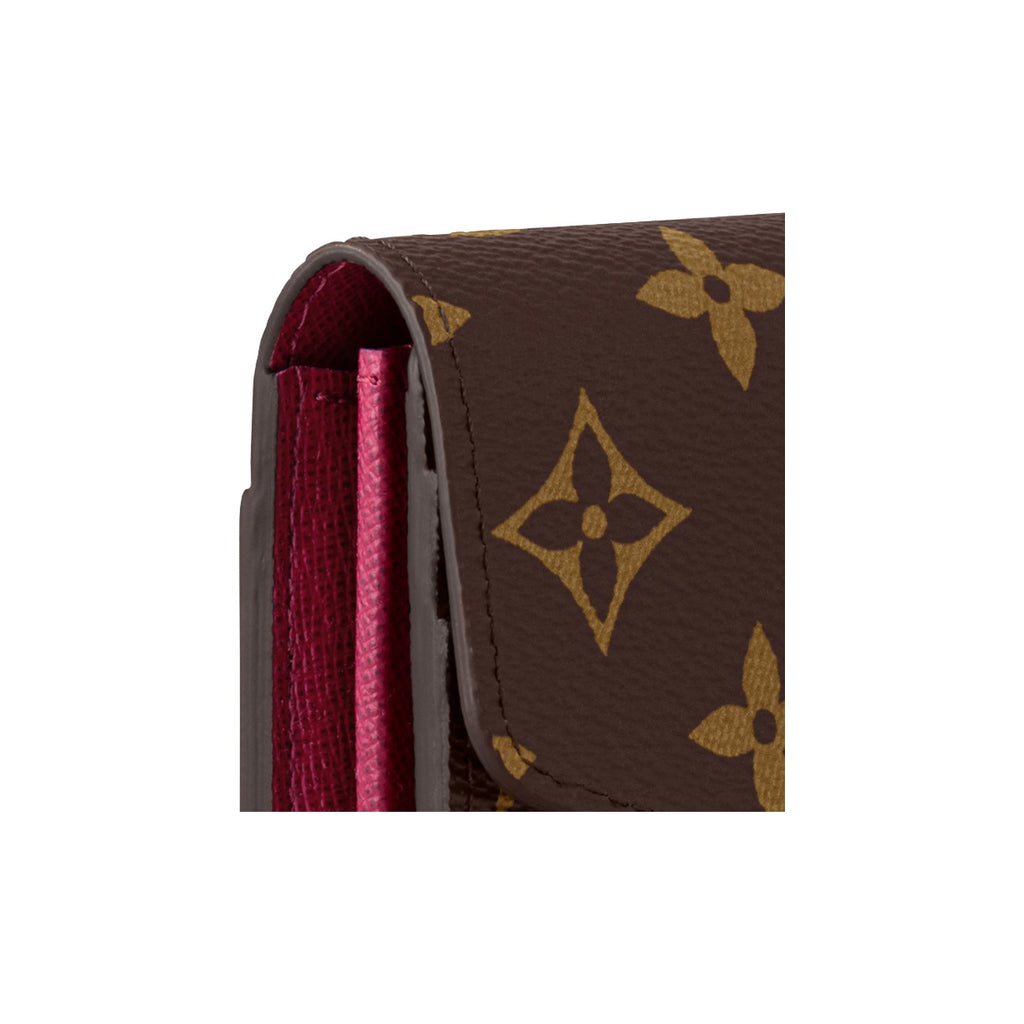 LOUIS VUITTON Sarah Classic Monogram Cowhide Wallet - Fuchsia - M62234