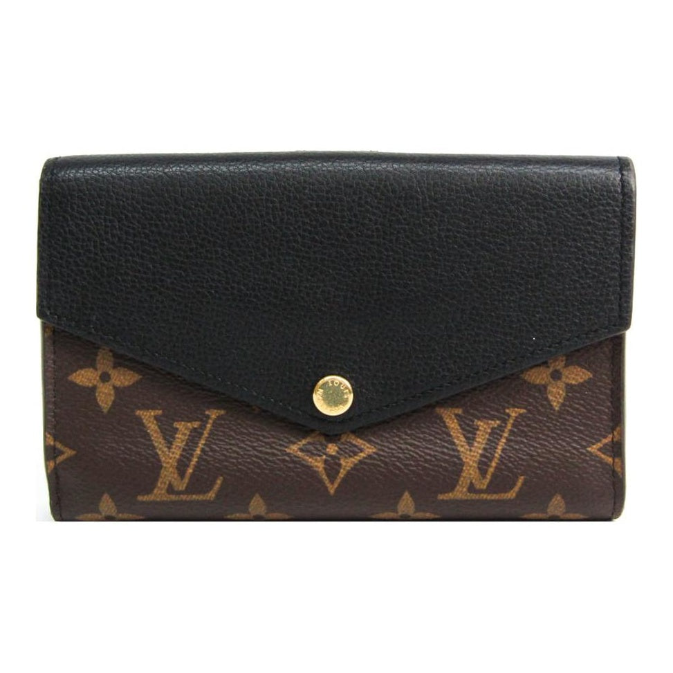 LOUIS VUITTON Pallas Classic Print Leather Wallet - Black/Brown - M60990