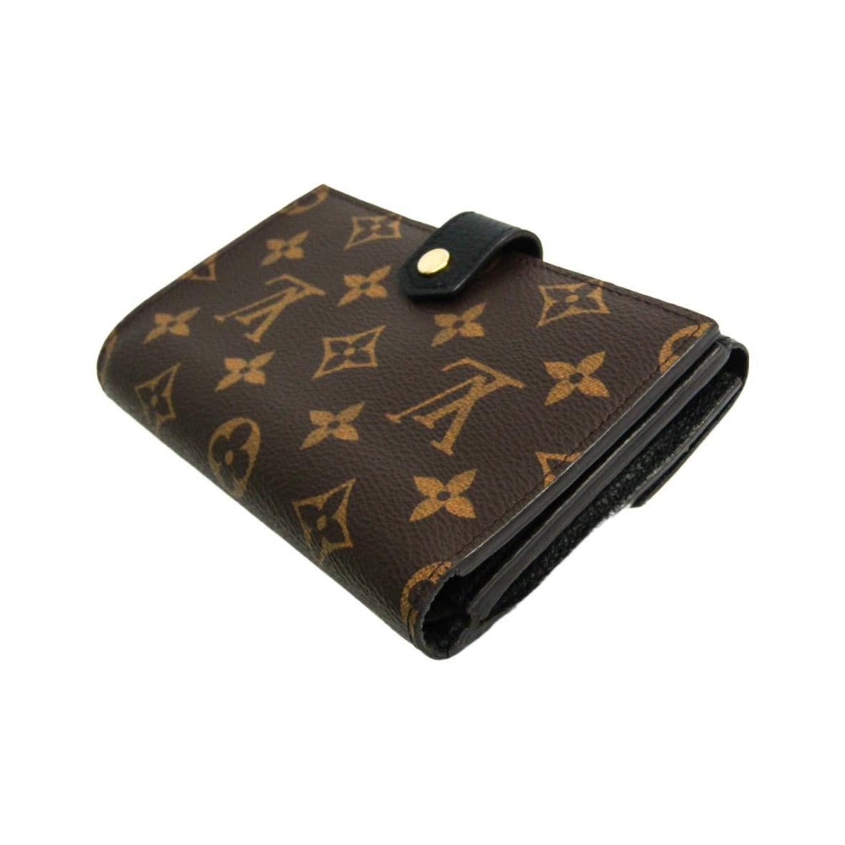 LOUIS VUITTON Pallas Classic Print Leather Wallet - Black/Brown - M60990