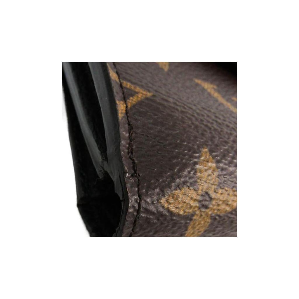 LOUIS VUITTON Pallas Classic Print Leather Wallet - Black/Brown - M60990