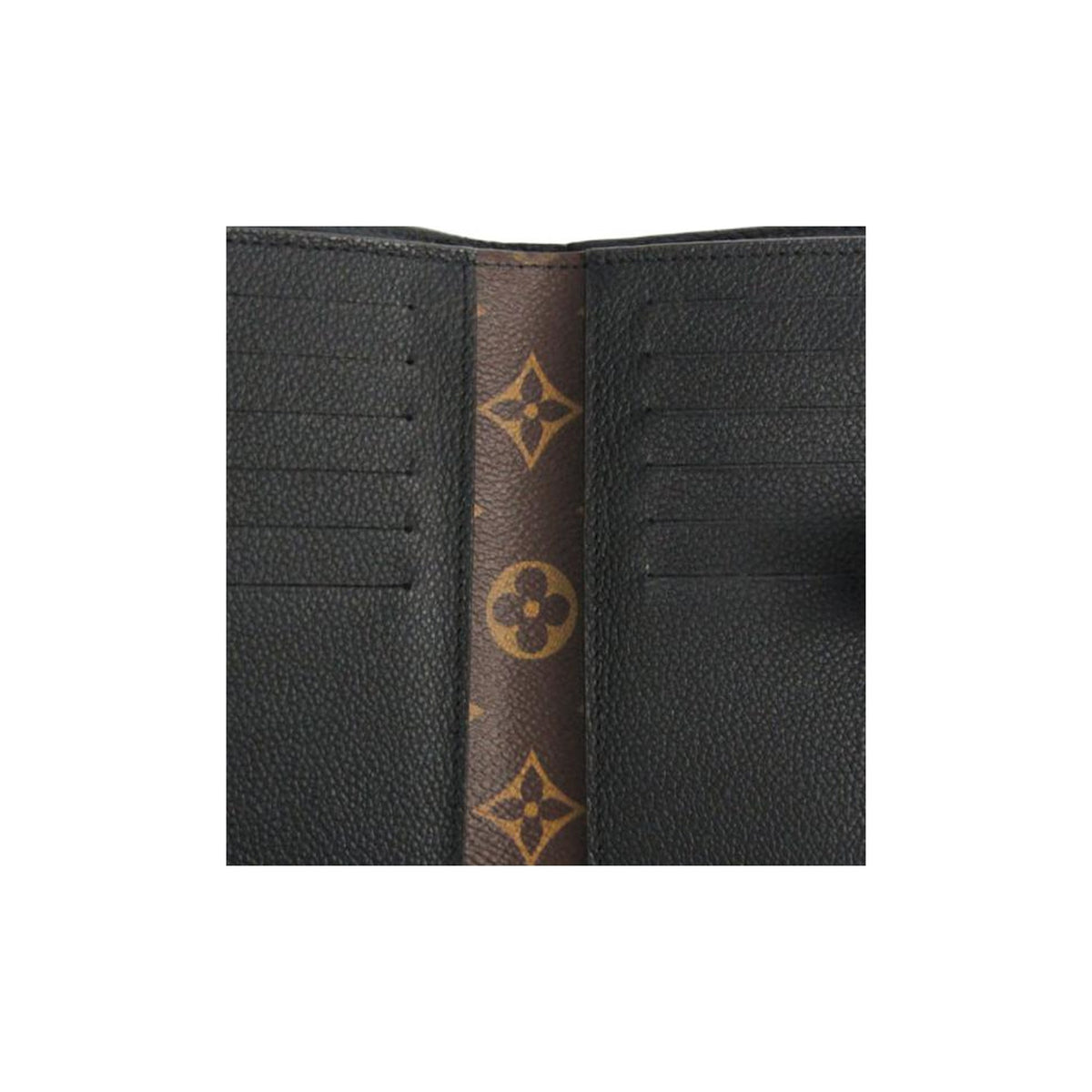 LOUIS VUITTON Pallas Classic Print Leather Wallet - Black/Brown - M60990