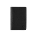 LOUIS VUITTON Pocket Organizer Men's Black Taiga Leather Card Holder M30537