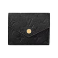 LOUIS VUITTON Zoe Women's Black Cowhide Leather Wallet M62935