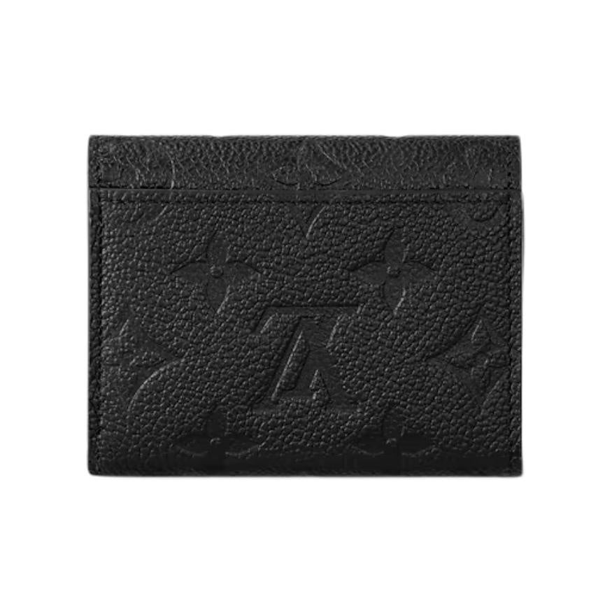 LOUIS VUITTON Zoe Women's Black Cowhide Leather Wallet M62935
