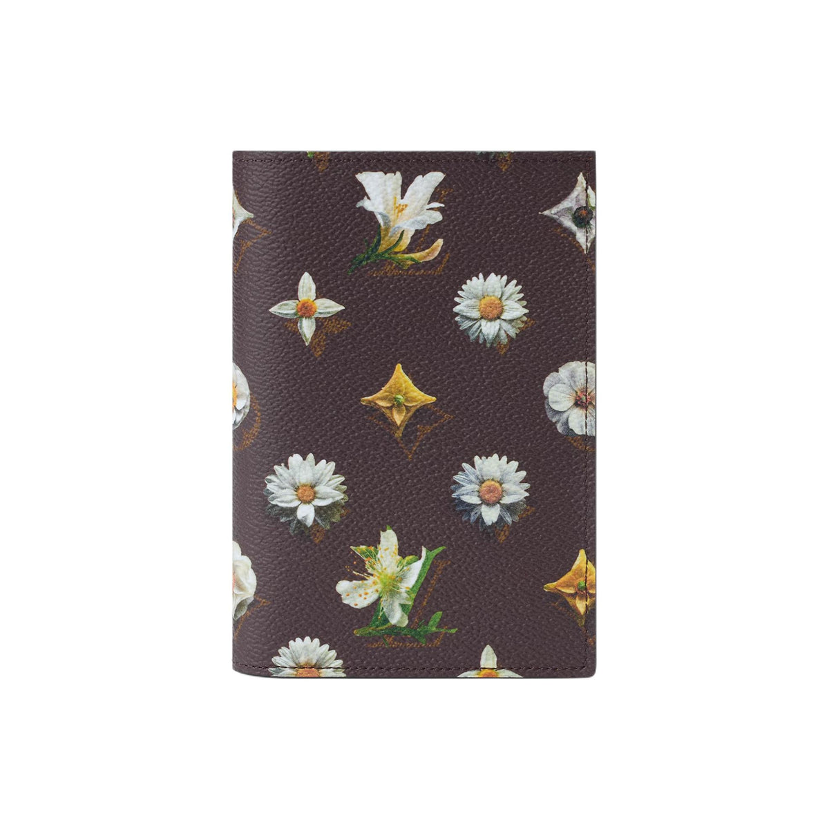 LOUIS VUITTON Spring Capsule Men's Brown Monogram Floral Passport Cover M27548