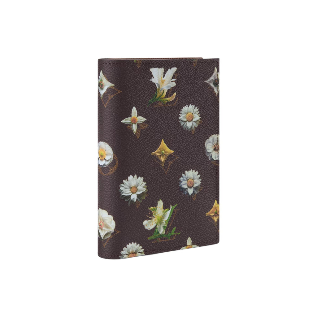 LOUIS VUITTON Spring Capsule Men's Brown Monogram Floral Passport Cover M27548