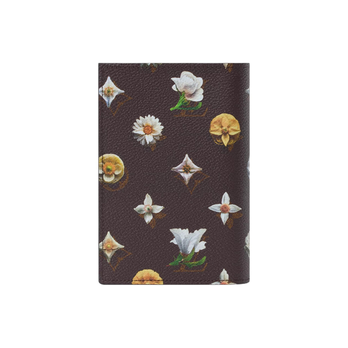 LOUIS VUITTON Spring Capsule Men's Brown Monogram Floral Passport Cover M27548