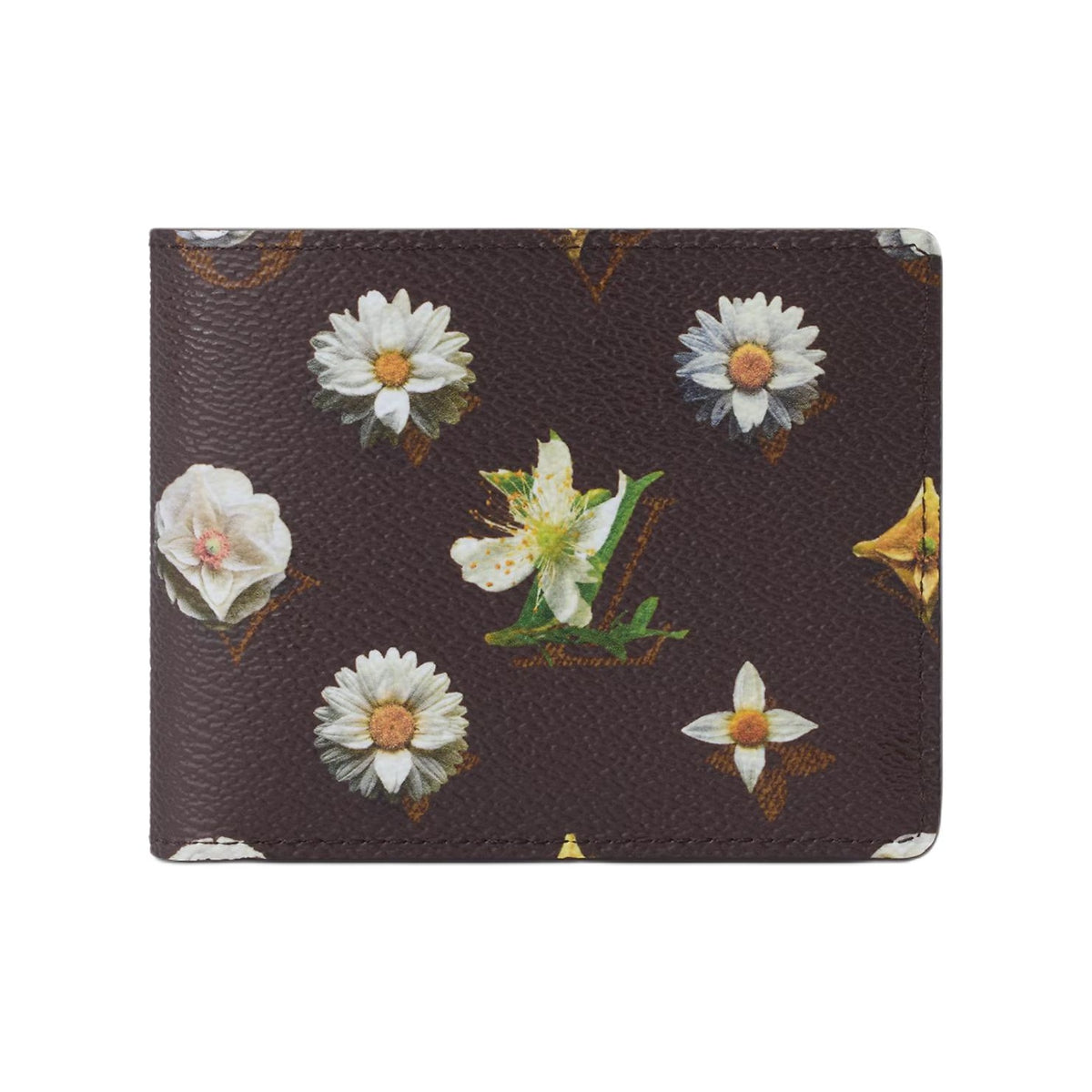 LOUIS VUITTON Slender Spring Capsule Monogram Floral Canvas Wallet in Brown - M27547