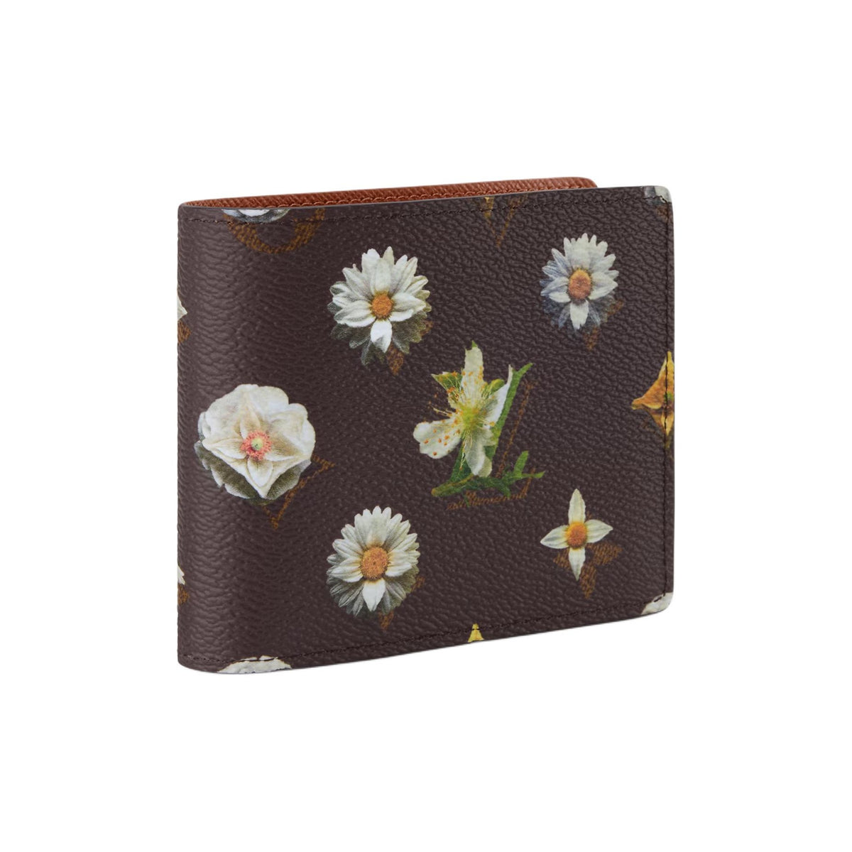 LOUIS VUITTON Slender Spring Capsule Monogram Floral Canvas Wallet in Brown - M27547