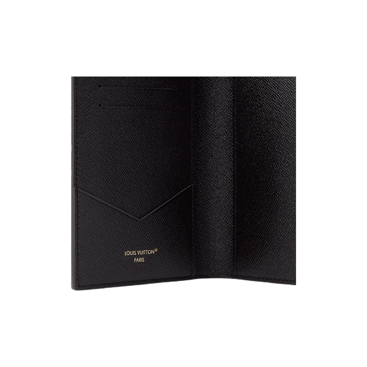 LOUIS VUITTON Monogram Floral Faux Leather Passport Holder in Brown - M29397