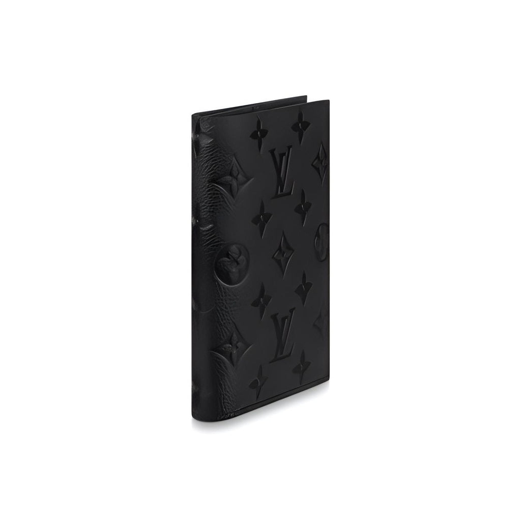 LOUIS VUITTON Monogram Empreinte Cowhide Leather Passport Holder in Black - M63914