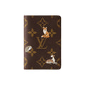 LOUIS VUITTON Pocket Organizer SS26 Monogram Forest Canvas Card Holder in Brown - M27020