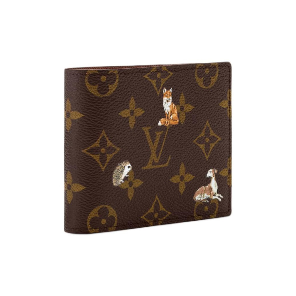 LOUIS VUITTON Multiple Monogram Forest Coated Canvas Wallet in Brown - M27057