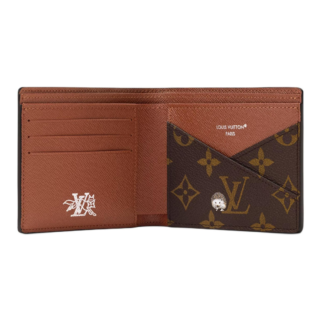 LOUIS VUITTON Multiple Monogram Forest Coated Canvas Wallet in Brown - M27057
